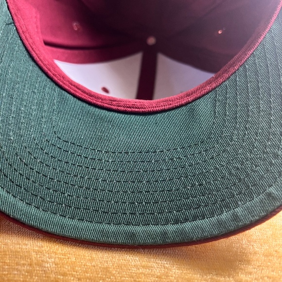 Vans Hat Drop V Low Snapback Hat Mens Skate Red - Picture 9 of 9